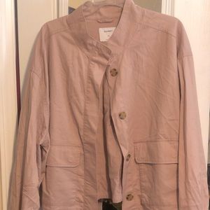 Plus Size Pink Blazer